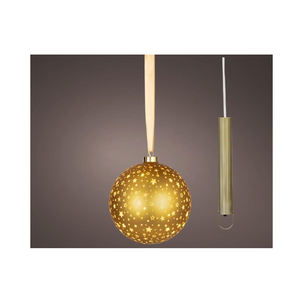 SFERA 25 LED STELLINE ORO D.19